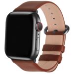 Fullmosa Leather Band Compatible with Apple Watch